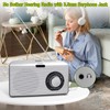 DreamSky Portable AM FM Radio with Sleep Timer & Bluetooth,