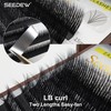 SEEDEW Camellia 3D Easyfan Lashes, 0.05 LC Curl 8-15mm, Multilayer