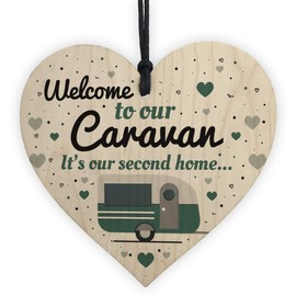 RED OCEAN Welcome To Caravan Sign Caravan Gifts Caravan Accessories Home Decor Door Wall Plaque Keepsake