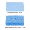 sourcing map 25PCS Soldering Sponge 50 x 35mm Rectangle Blue