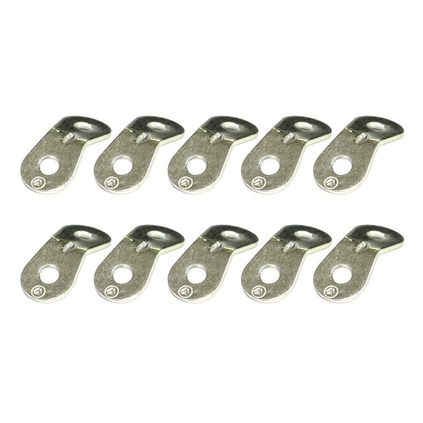 ELLISSE ALM-10 Aluminum Universal Metal Fittings, Silver, 10 Pieces, Rope