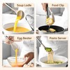Silicone Cooking Utensil Sets with Stainless Steel Handle - 446°F