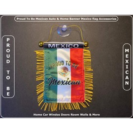 PRK 14 Mexico Mexican Flag for Cars Bandera de Mexico Quality Flags Sticks to Glass Quick and Easy