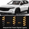 PGTOPONE Switchback White/Amber LED Front Bumper Fog Light DRL Amber