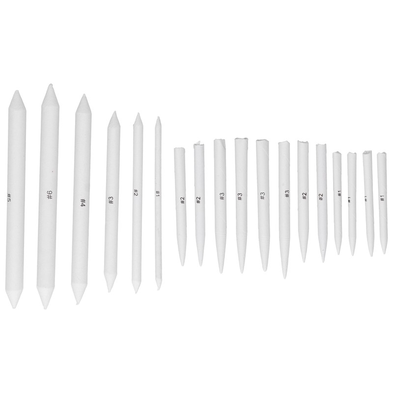 26 Pieces Blending Stumps Sandpaper Boards Eraser Sponge Extension Tool