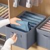 Thickened Pants Storage Box – Foldable Grid Organizer for Jeans