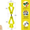 BOZZYS Glove Clips For Work Glove Holders,4 Pack Yellow Grabber