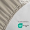 Komodo Fitted Sheet Single Bed Fitted Sheet with Corners Plain