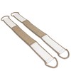 Eurow Beauty Bamboo Back Scrubber, Dual-Sided Exfoliating and Cleansing Shower