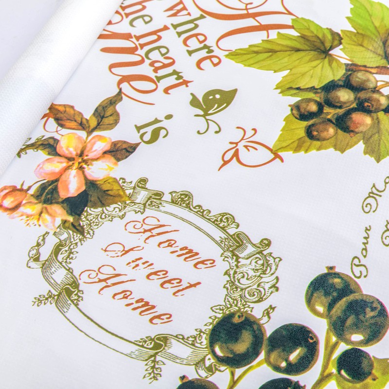 Home Direct Rectangular Wipe Clean PVC Tablecloth 140x180cm Fruits