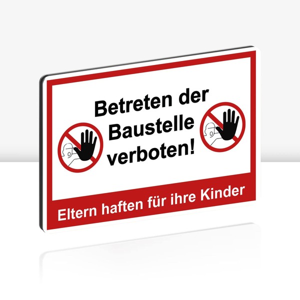 Eltern haften für ihre Kinder ! STROBO Signs, 30 x