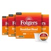 Folgers Breakfast Blend Mild Roast Coffee, 128 Keurig K-Cup Pods