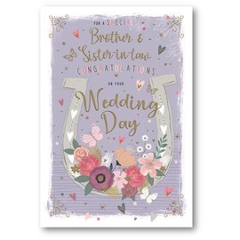 ICG Brother and Sister In Law Wedding Day Card