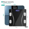 Bascula Corporal Digital Bioimpedancia Inteligente Bluetooth 180kg Personas Peso Pesa
