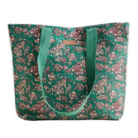 Maison d' Hermine Canvas Tote Bag for Women Cotton Canvas Reusable Shoulder Grocery Bags Bulk with Handles for Shopping Travel Holiday Mom Work Beach Lunch Men Perfect for Gift (Surya - Green)