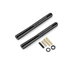 Motorcycle Carbon Fiber Antenna Mast Replacement Compatible with Harley Davidson 1989-2023 Road King Softail Touring Street Glide Road Glide Fat Boy Electra Glide Tour Ultra Classic - 2Pack