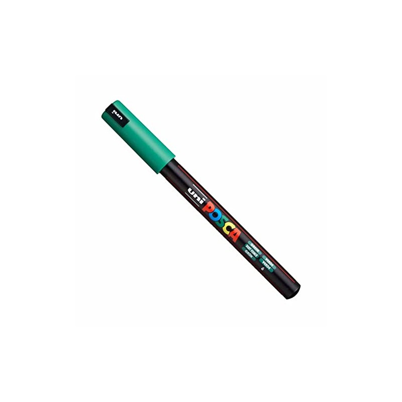 Uni Posca Marker 1.M.R-PC, Glas, Extra Feine Spitze, 0,7 mm,