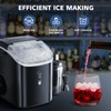 Nugget Ice Makers Countertop, Crushed Ice Maker with 35Lbs/24H,Soft Chewable