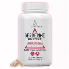 New: Berberine Phytosome® - 10X Higher Bioavailability - Clinically Studied Effectiveness for Metabolism & Blood Sugar Control - 60 Capsules - UK Made Supplement - GMP Standards - Zero Additives