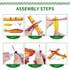 YINZZTRY Glider Planes Set, Polystyrene Aeroplane Model, Glider Planes for