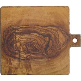 Frimo 45209AW Tableware, Square Board, Melamine, Resin, Handle Included, Wood Grain, 9.1 x 7.9 x 0.6 inches (23 x 20 x 1.5 cm)