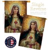 Feast of The Immaculate Heart of Mary Flag Kit Stand