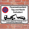 Schilderio Fire Brigade Access Sign Day and Night Free Sign