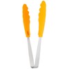 PRO SERIES Antibacterial Heat Resistant Color Tongs with Stopper, Multi,