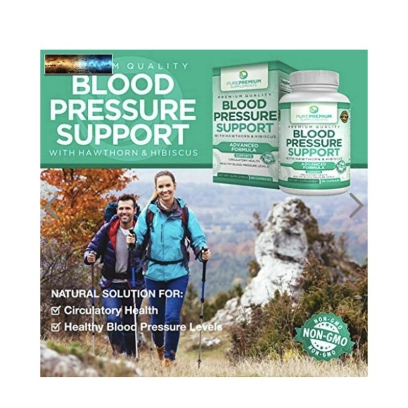 PurePremium Supplements Premium Blood Pressure Support Supplement by PurePremium, 180