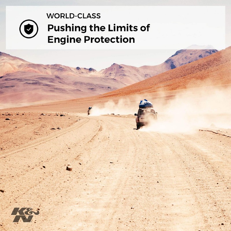 K&N Universal Clamp-On Air Intake Filter: High Performance, Premium, Washable,