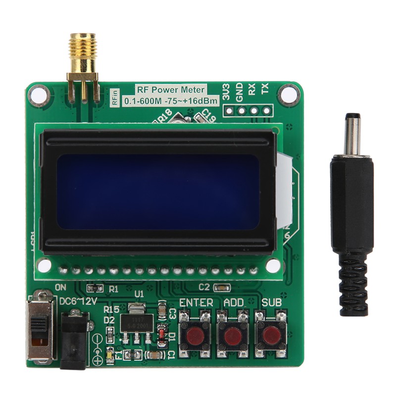 RF Power Meter Power Attenuation Set Digital Display Signal Strength
