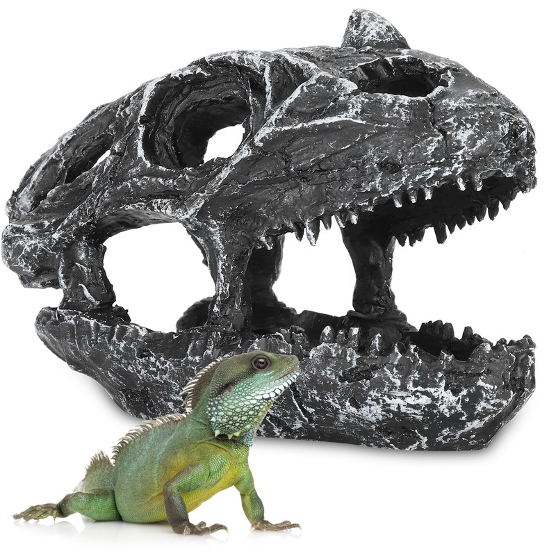 Resin Reptile Hide Cave Snake Skull Simulation Hideout Landscape for