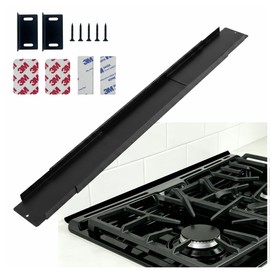 Slide In Range Back Filler – Adjustable up to 32", Easy to Install & Clean back of stove shelf for gap, Dustproof & Oil-Proof Gap Cover for Kitchen Stove – Perfect for Homemakers