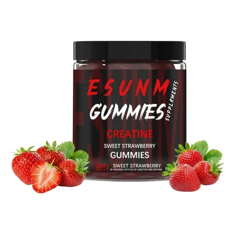 Kit Esunm: Gomitas De Creatina Mora Azul 150pz + Gomitas