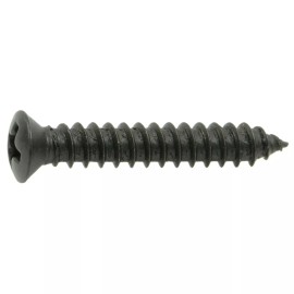 SFS GM Truck Black Interior Trim Screws- #8 x 1" Long- #8 Oval Head- 25 screws- #286