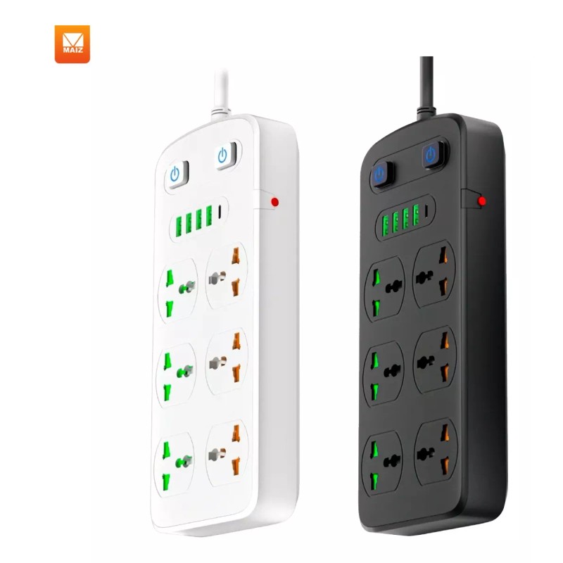 Maíz Multicontacto Cargador Usb Barra Supresor Picos Escritorio