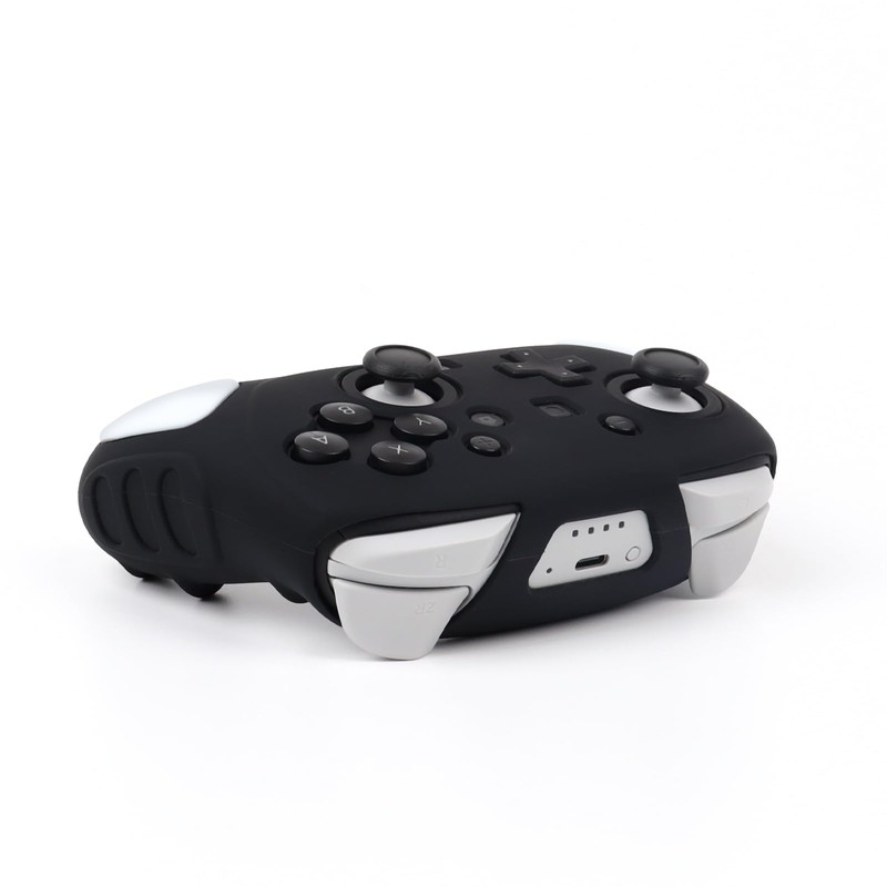 RALAN Switch 2 Pro コントローラー保護ケース シリコン製 ジョイスティックカバー2個付き ピンク 滑り止め加工 人間工学に基づいた設計