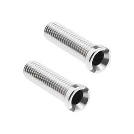 eMagTech 2-Piece Kitchen Sink Basket Strainer Screw Thickened Drain Strainer Screw 304 Stainless Steel Waste Screw M12×45mm for Sink Strainer