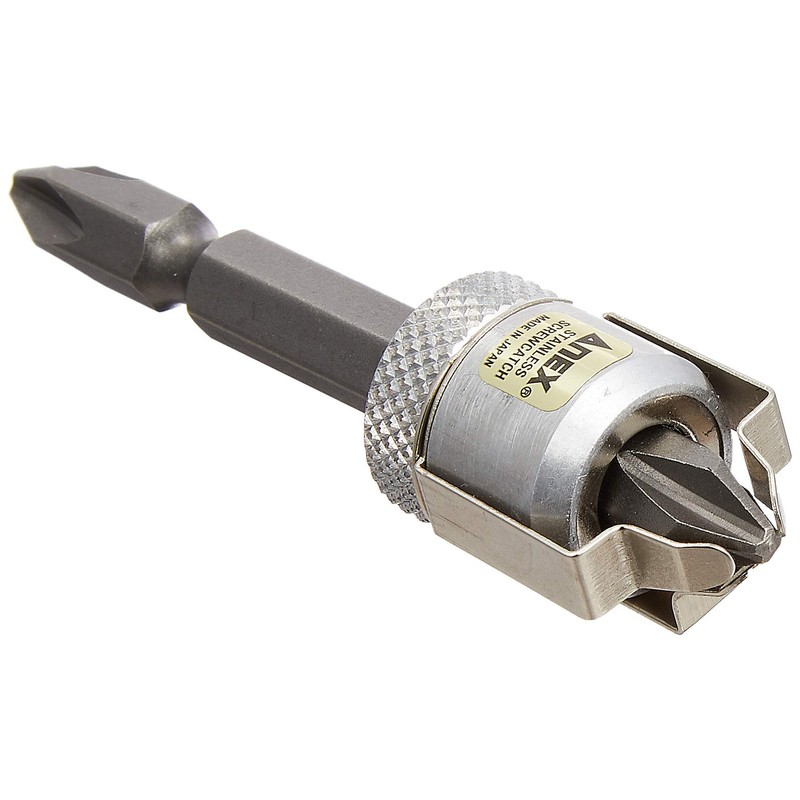 ANEX Screw Catch, Claw Type, For Double-Ended Bits, For Stainless