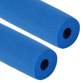 PATIKIL 5/8" (16mm) ID x 6.6Ft x 0.59" Pipe Insulation, 2pcs Rubber Foam Winter Freeze Protection Tube Fire Retardant for Water, Air Conditioning, Industrial Pipes, Blue