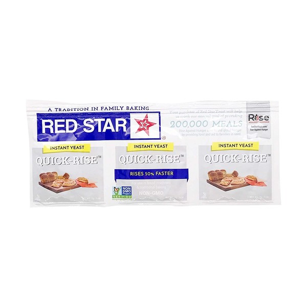 Red Star Instant Quick Rise Dry Yeast, 3 ct