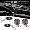 Raguso Car Speaker Crystal Clear Car Stereo Tweeter Ultra Loud