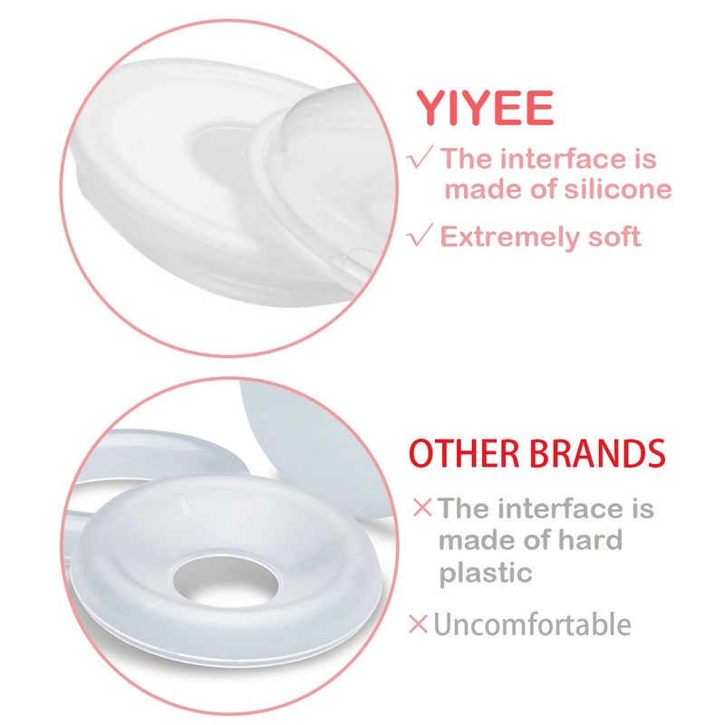 YIYEE Breast Shells Milk Saver for Breastfeeding, 4 Pack BPA