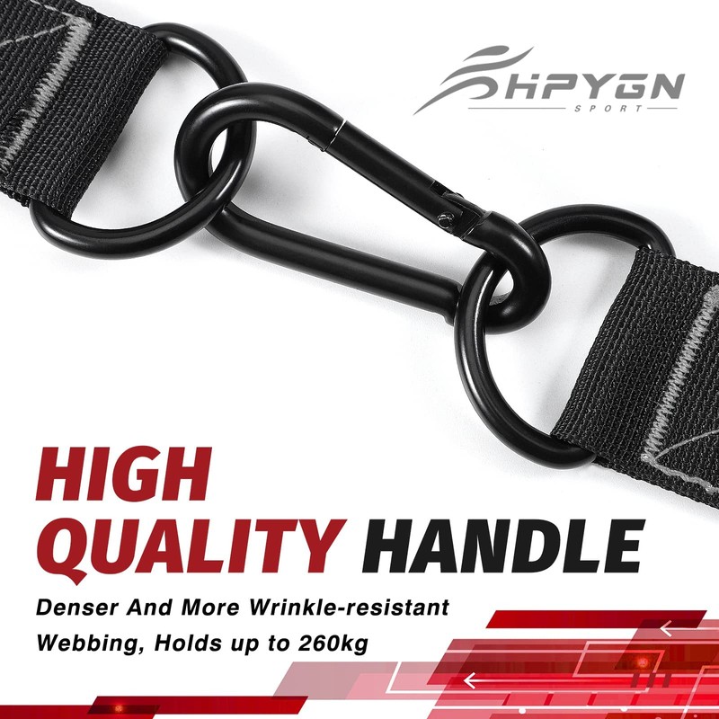 Exercise Handles, Resistance Bands Handles, Tricep Rope Cable Attachment, Gym