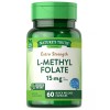Nature's Truth L-Methylfolate 15mg | 60 Capsules | Extra Strength