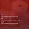 ExoRepti 3 Pack G9 Infrared Heat Lamp Bulbs - Dimmable