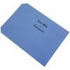 Exhibitindexes® Blue Will Cover - Heavy Card Stock Scored for