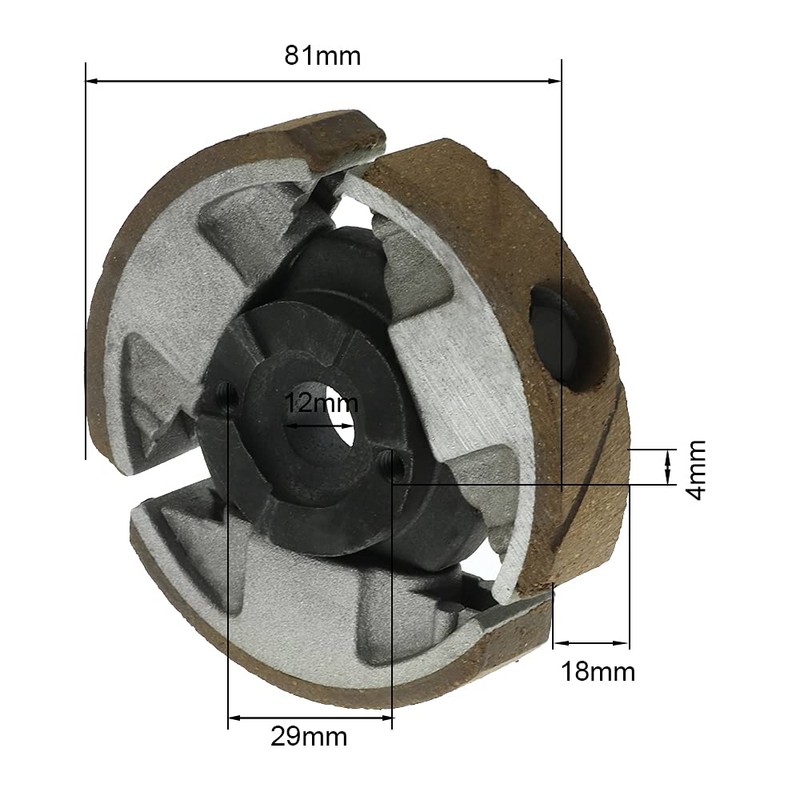 FLYPIG Clutch Pad Flywheel Basket Set For GS 50 Junior