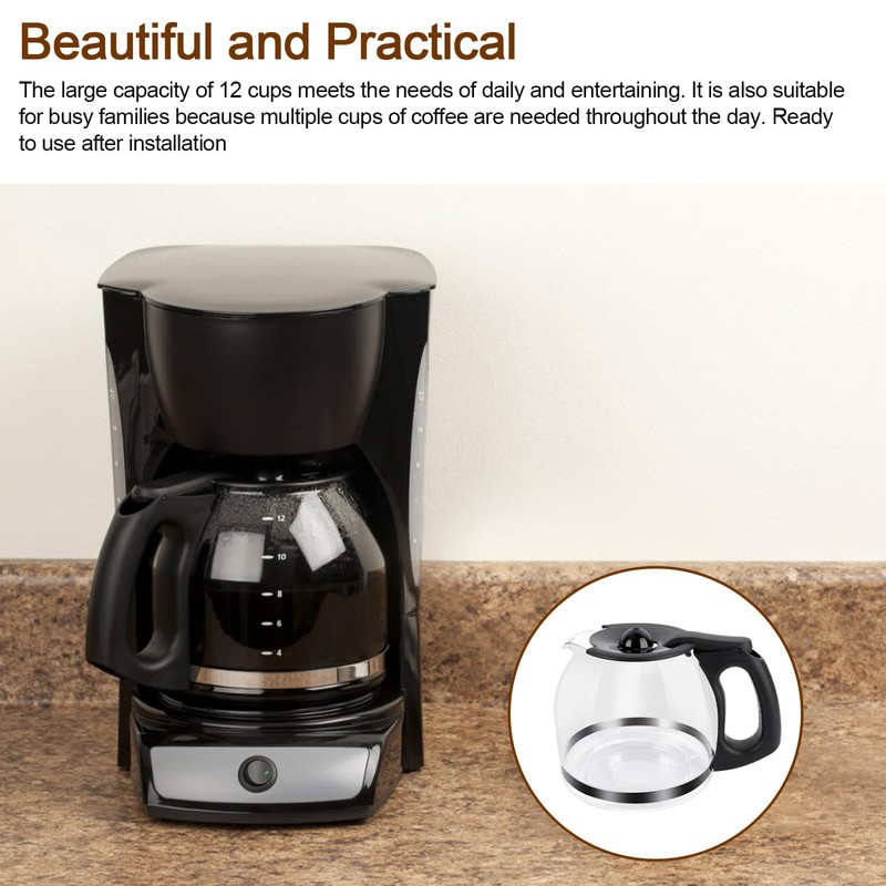 12-Cup Coffee Pot Replacement for Mr. Coffee 12 cup Coffee