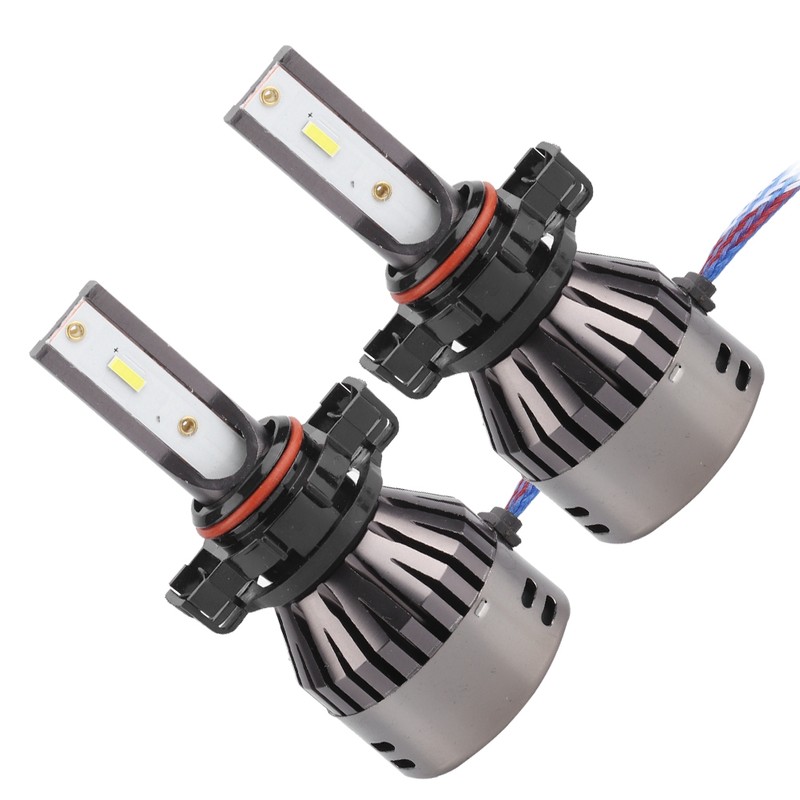 2PCS 60W White Light Car LED Integrated Headlights SuperSpotlight Built